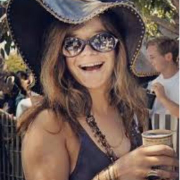 Brown Leather Floppy Hat - Picture 7 of 9